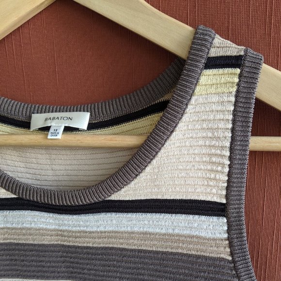 Aritzia Babaton Multi-Color Striped Vest - Picture 2 of 3